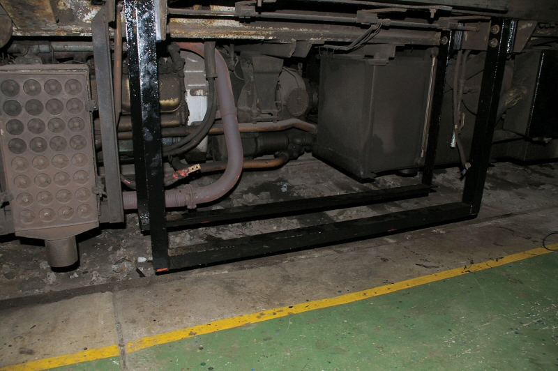 Class 127 battery box framework